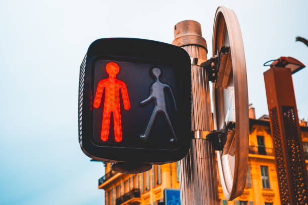 istock red traffic light at nice, france 935539372