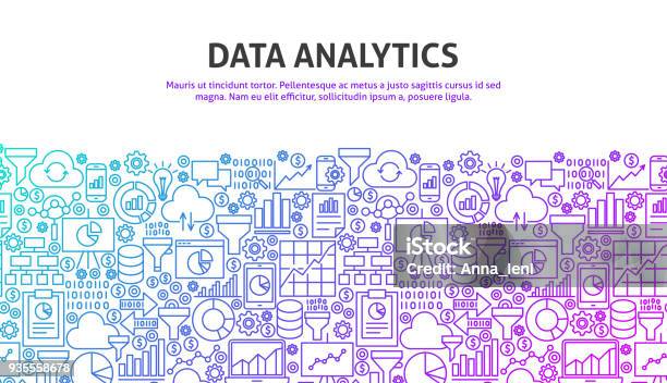 Data Analytics Concept Stock Illustration - Download Image Now - Data, Analyzing, Big Data