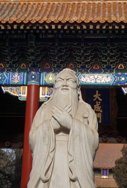 istock Statue confucius in confucian temple in beijing china 935558856