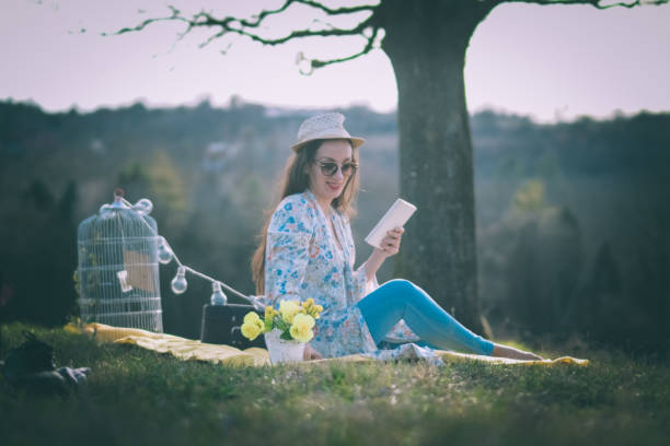 istock Woman lives in harmony and respect with nature 935640190