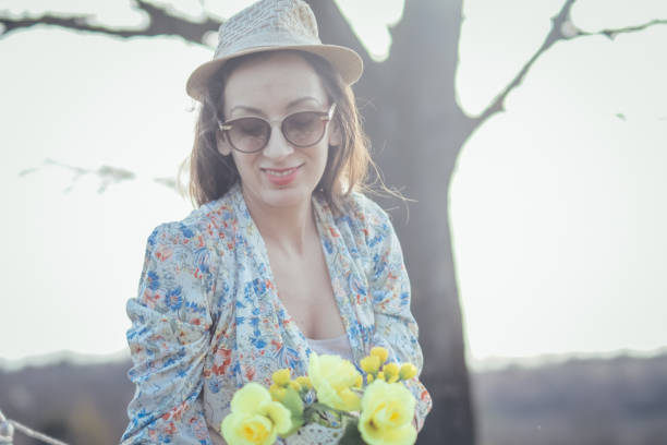 istock Woman lives in harmony and respect with nature 935640192