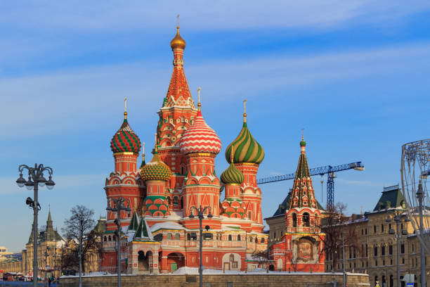 istock St. Basil's Cathedral on the Red Square in Moscow on a sunny winter morning 935643454