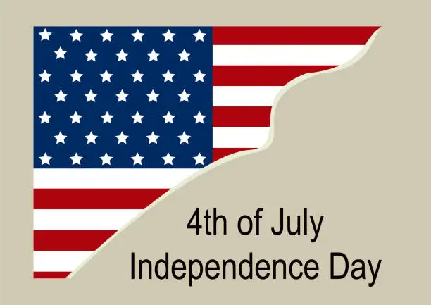 Vector illustration of Independence Day Hintergrund Design