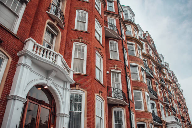 istock Apartment buildings in London 935654066