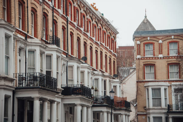istock Apartment buildings in London 935654094
