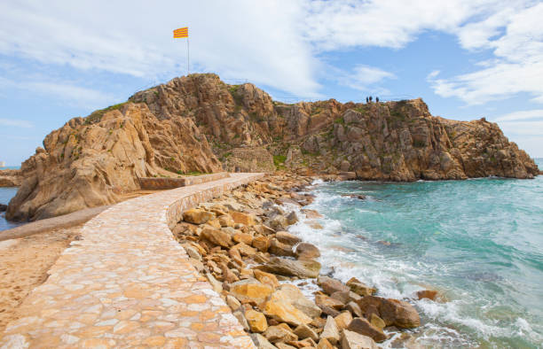 Blanes beach in winter
