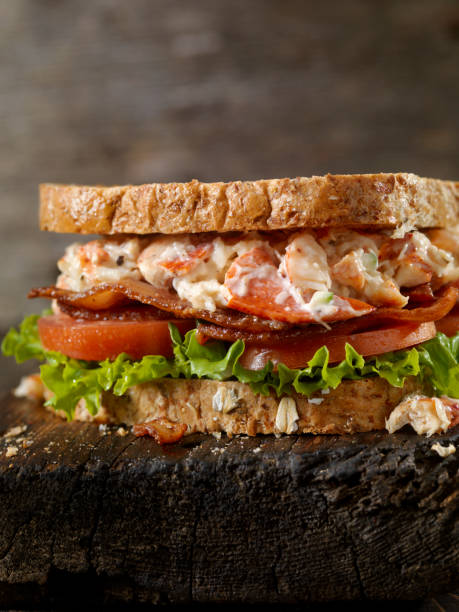 istock Creamy Lobster Salad, BLT Sandwich 935664968