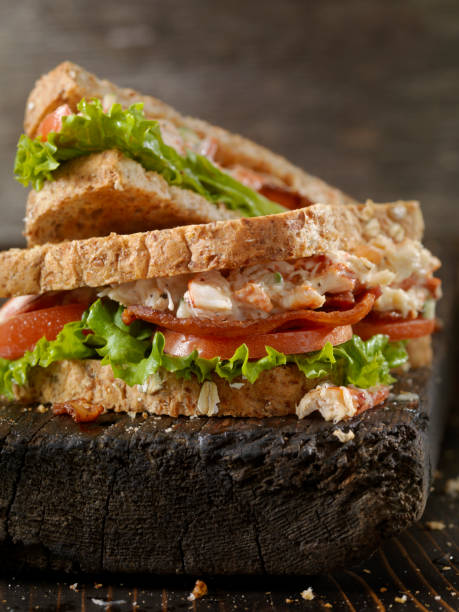 istock Creamy Lobster Salad, BLT Sandwich 935664992