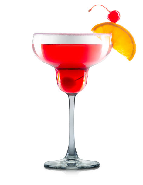 istock Cosmopolitan cocktail isolated on white background 935671100