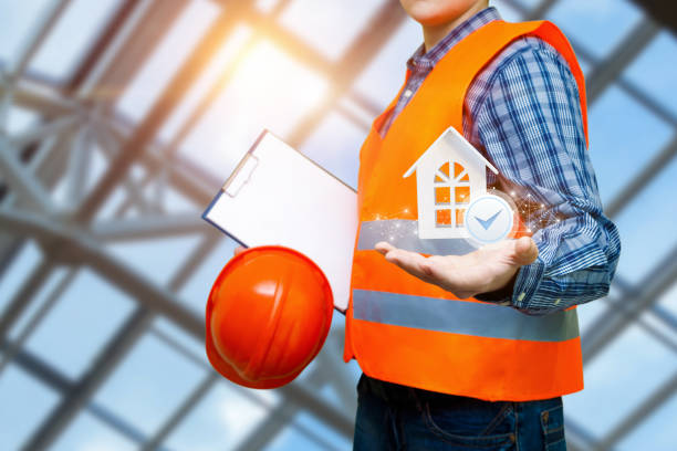 istock Builder shows the model house in the hand with a check mark. 935678012