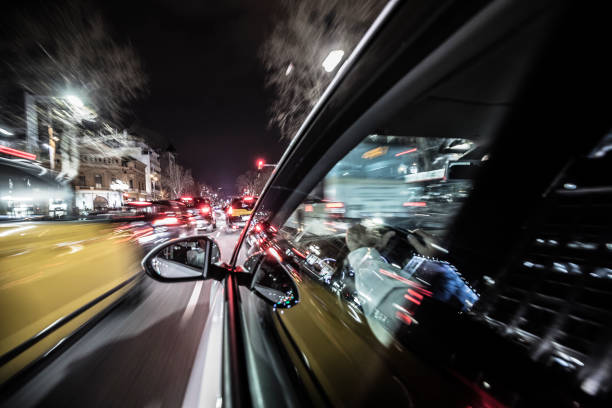 istock Nighttime traffic in the city 935680936