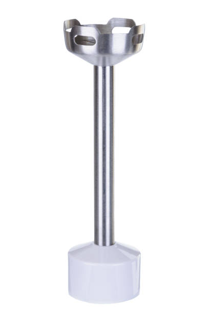istock White accessory stainless stell foot for hand blender on the white background 935680972
