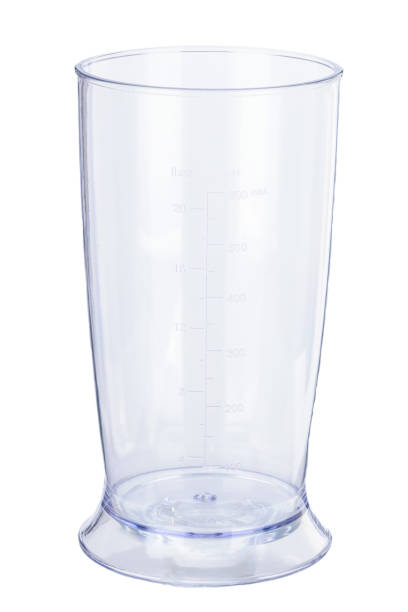 istock Transparent accessory cup for hand blender on the white background 935684876