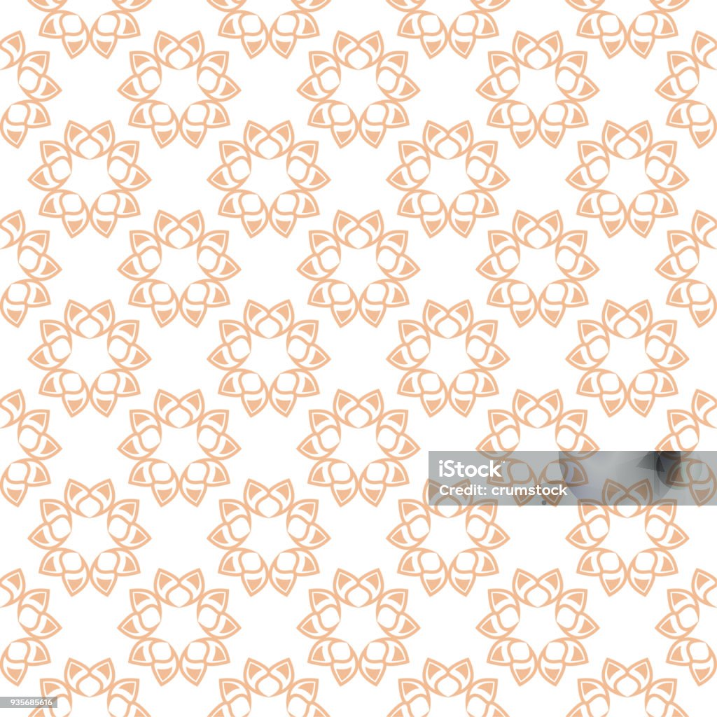 Hoa Văn Liền Mạch Màu Nền Màu Nâu Và Trắng Với Các Yếu Tố Fower ...