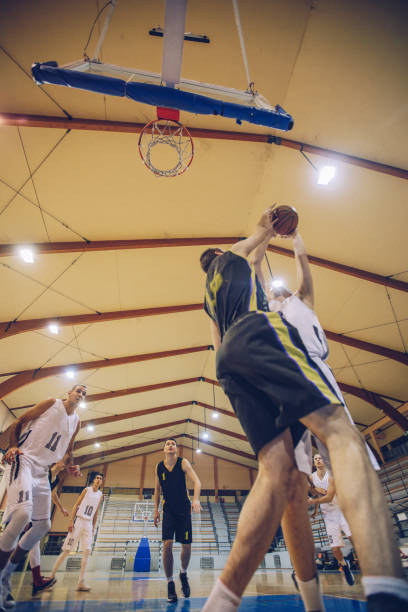 istock Young male basketball players 935693636