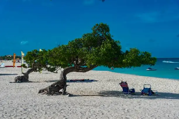 Photo of color caribbean island