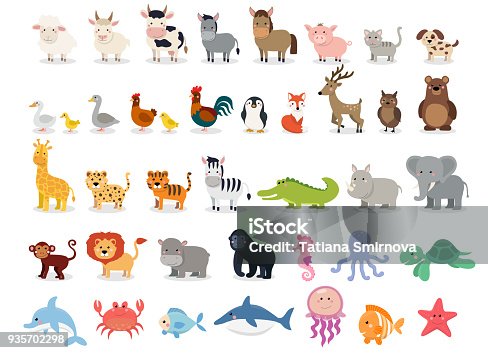 1,654,777 Cartoon Animals Stock Photos, Pictures & Royalty-Free Images -  iStock | Cartoon animals winter, Cartoon animals playing, Funny cartoon  animals