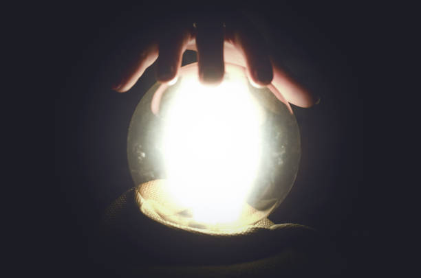 istock Crystal ball. Future reading. The seance. 935705282