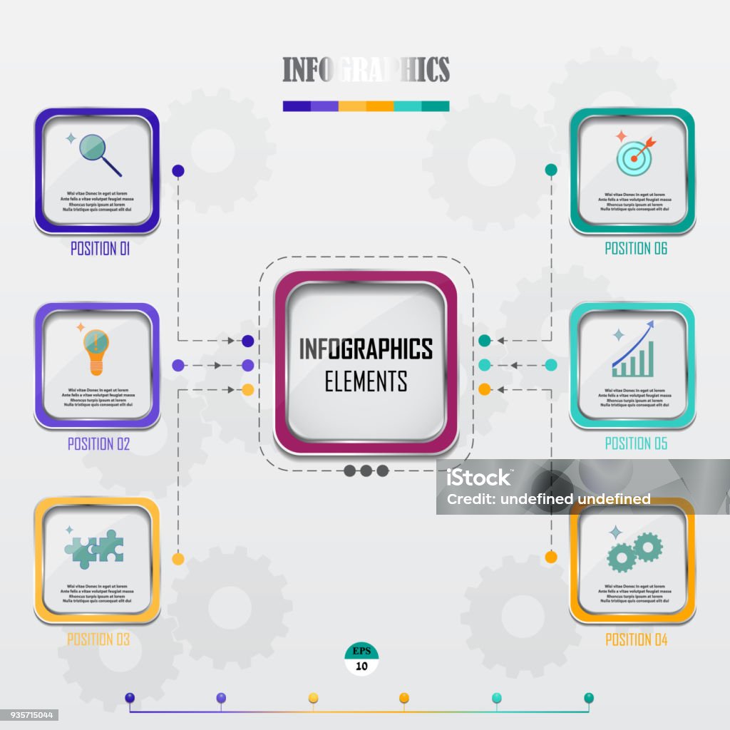 Business Data Visualization Process Chart Abstract Elements Of Graph ...