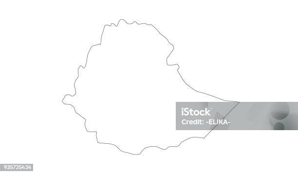 Ethiopia Map Stock Illustration - Download Image Now - Ethiopia, Map, Addis Ababa