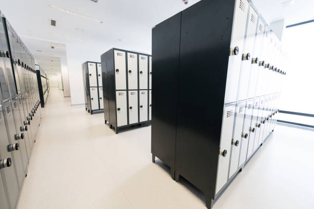 istock Contemporary Empty School Locker Room, Europe 935738488