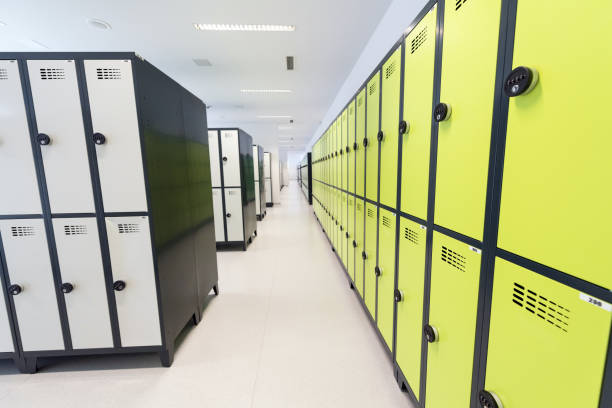 istock Contemporary Empty School Locker Room, Europe 935738492