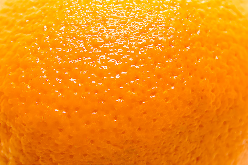 Orange fruit texture closeup