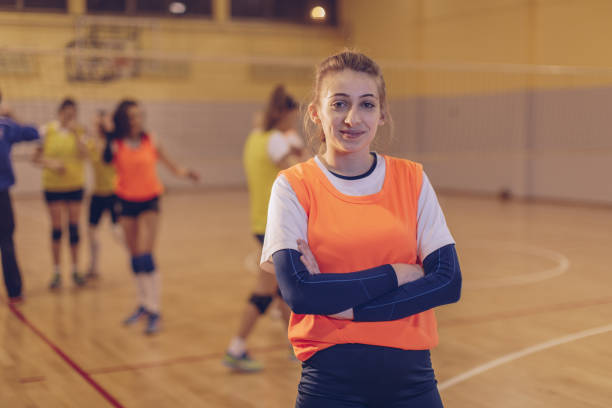 istock Young volleyball girl 935768222