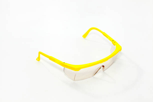 istock Safety Glasses protection isolated on a white background 935771082