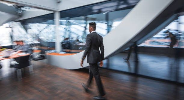 istock Businessman entering an office 935776972
