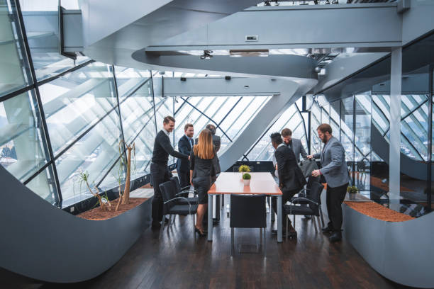istock Business team entering an office 935777070
