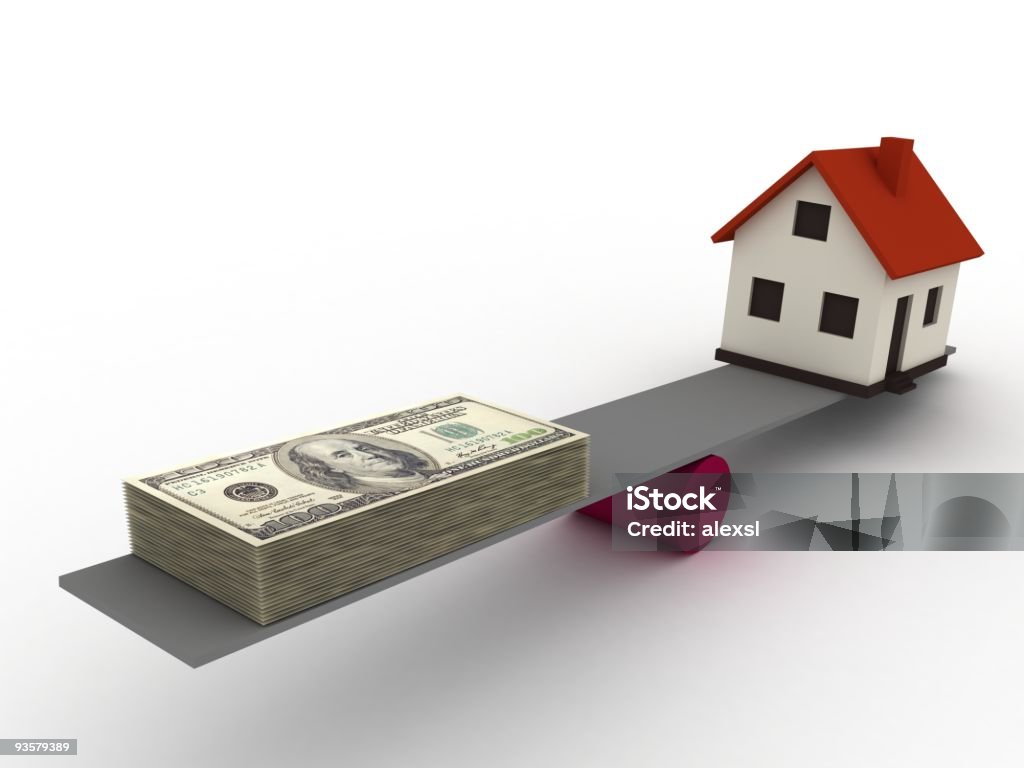 Home Mortgage  Financial Bill Stock Photo