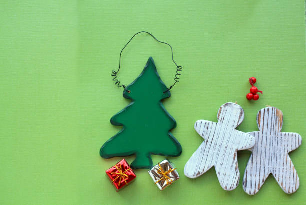 Christmas Tree and misteltoe Gingerbreadmen
