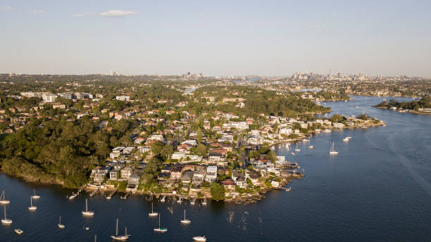 istock Aerial view of the Parramatta river 935821922