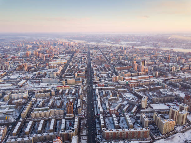 istock City landscape with a quadrocopter 935827384