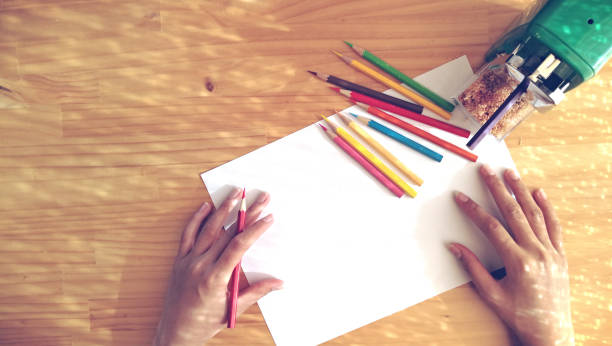 istock Designer drawn sketch idea  in paper .background concept 935837064