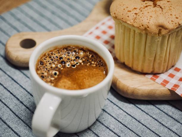 istock espresso,Espresso coffee cup, cream, coffee cream 935839274
