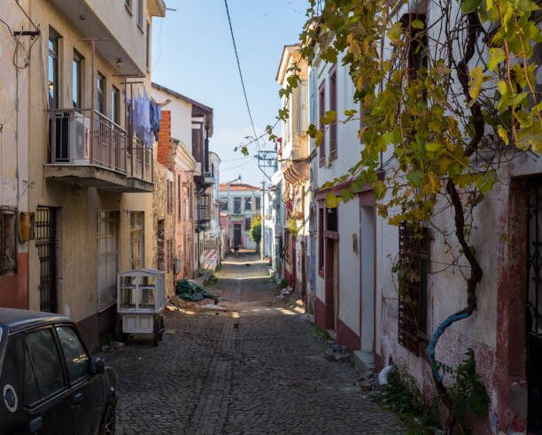 istock Old town in Europe at sunset with retro vintage Instagram style filter effect 935847176