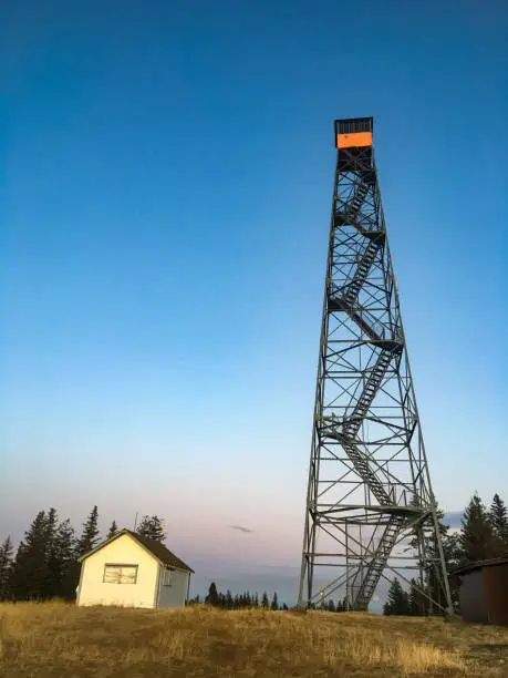 Photo of Watch tower at sunset