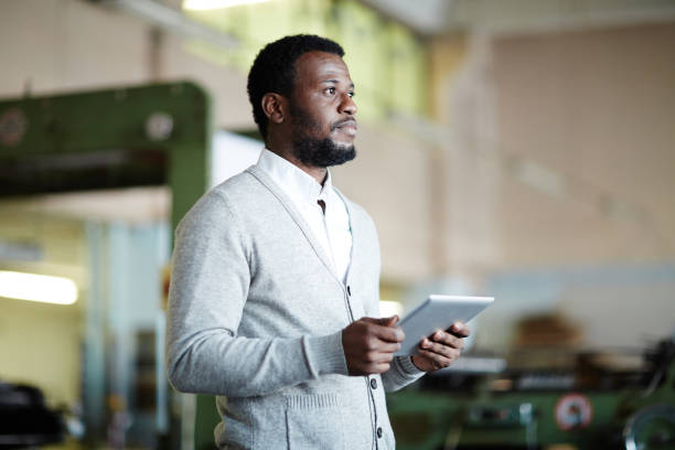 istock Ambitious manager of printing plant 935876930