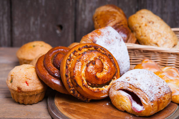 istock Fresh baked homemade buns and rolls 935877236