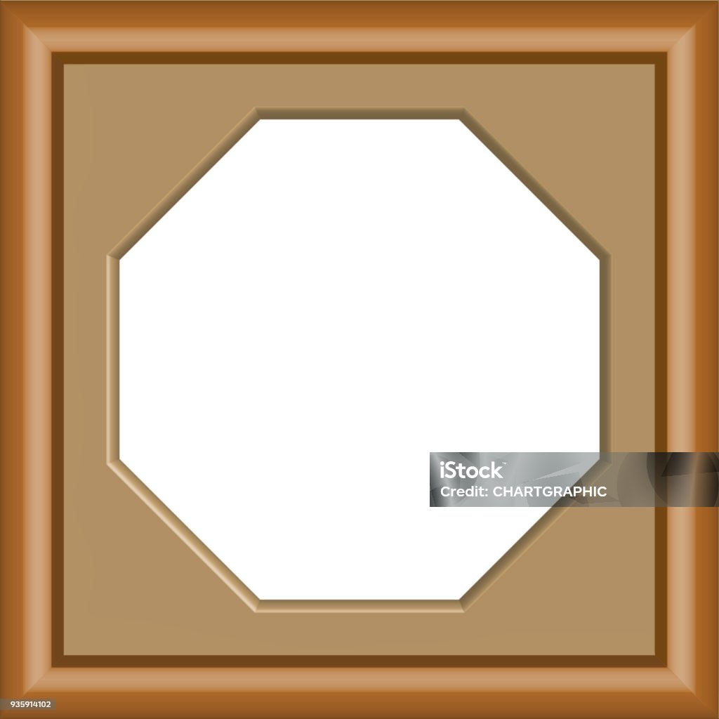 Rectangular Frame Octagon Frame Octagon Stock Illustration - Download Image Now - Art, Blank ...