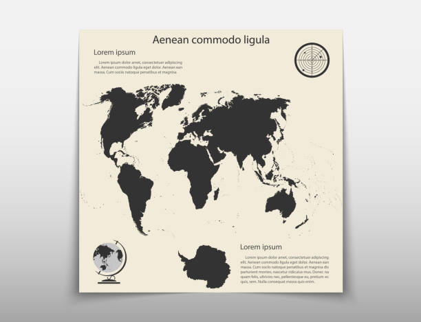 istock Leaflet cover presentation abstract map geographic business infographics, technology annual report brochure flyer design template vector 935935432
