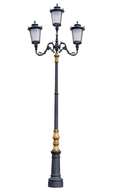 istock Street lamppost, isolated 935948568