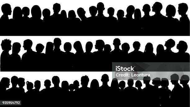 Crowd Stock Illustration - Download Image Now