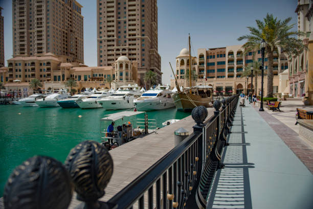 istock Harbor of Pearl Island, Doha, Qatar, 2018 935955352