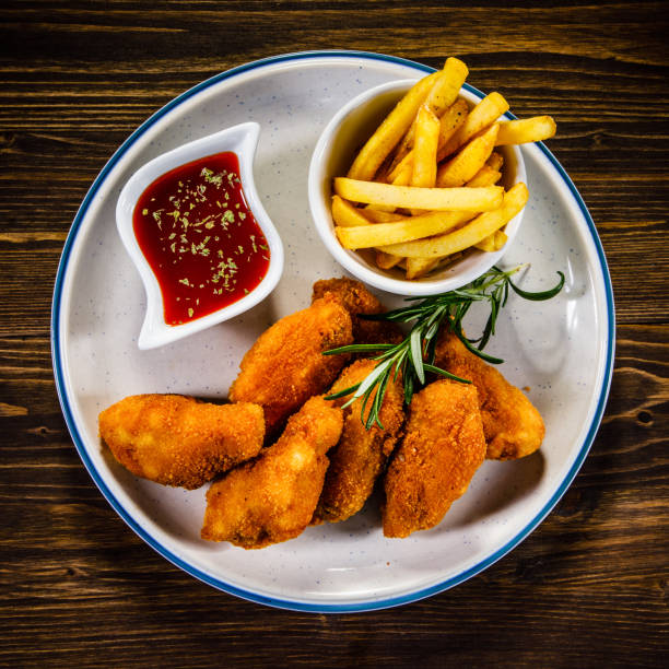 Fried meat and vegetables