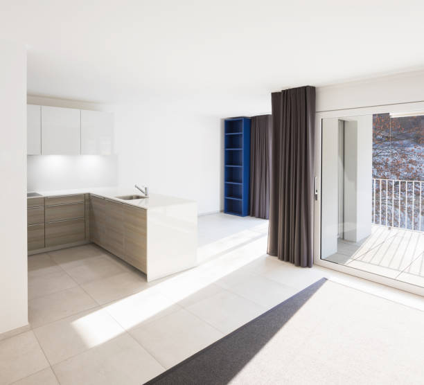 istock Modern open space with living room and kitchen 935963860