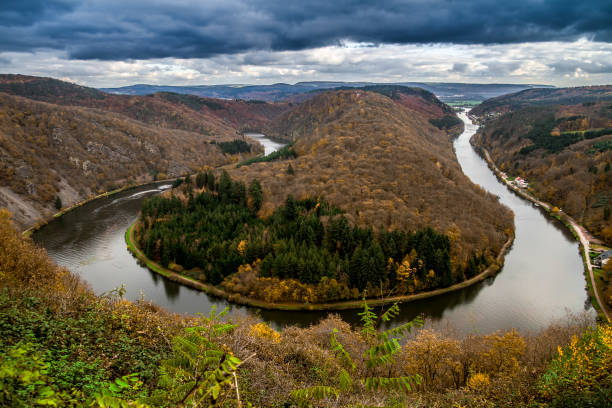 istock Saarschleife, a river in Germany 935967008