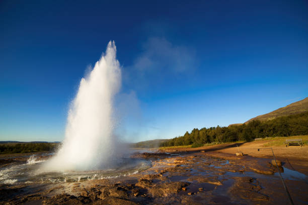 istock Strokkur Geyser Eruption, Iceland 935967548